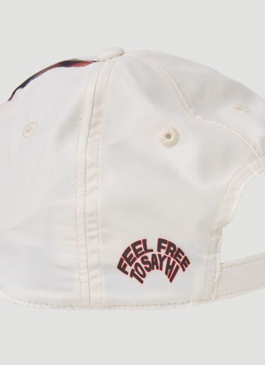 Feel Free Baseball Cap JW Anderson Feel Free Baseball Cap White jwa0354002