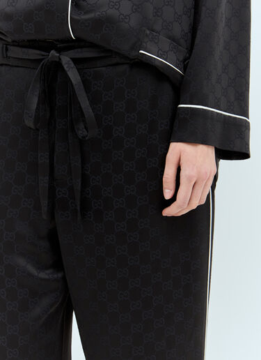 Gucci GG 자카드 팬츠 블랙 guc0257019