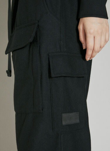 Y-3 Flannel Cargo Pants Black yyy0354007