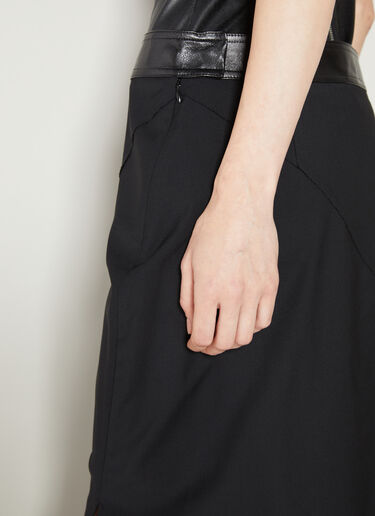 Twisted Stretch Skirt Helmut Lang Twisted Stretch Skirt Black hlm0253006
