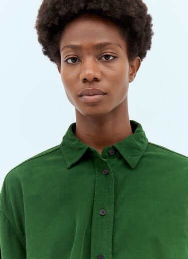 Penna Shirt The Row Penna Shirt Green row0256027