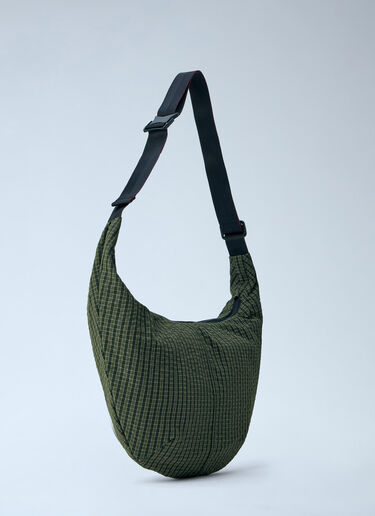 Comme des Garçons Homme Grid Check Shoulder Bag Khaki cdh0164006