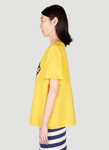 Kenzo Embroidered T-Shirt Yellow knz0252009