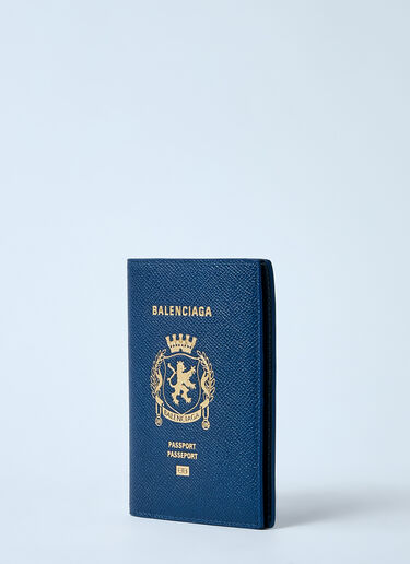 Balenciaga Passport Holder Blue bal0159030