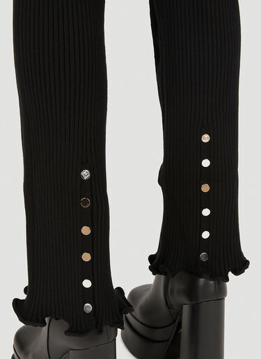Rabanne Ribbed Pants Black pac0250033