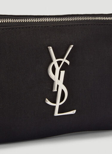 Saint Laurent Monogram Canvas Belt Bag Black sla0140034