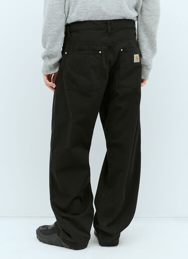 Carhartt WIP 더비 팬츠  블랙 wip0153006