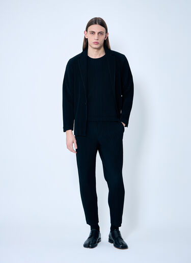 Homme Plissé Issey Miyake Pleated T-Shirt Black hmp0159013