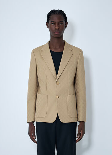 Monogram Blazer Gucci Monogram Blazer Camel guc0161009