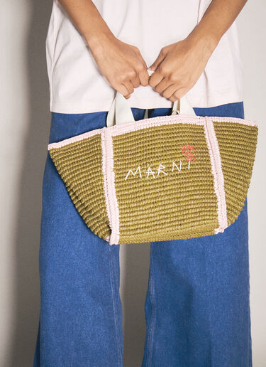 Marni Sillo 小号购物袋 绿色 mni0257031