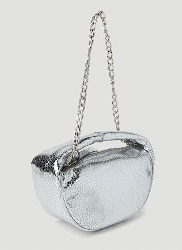 BY FAR Baby Cush Handbag Silver byf0251007