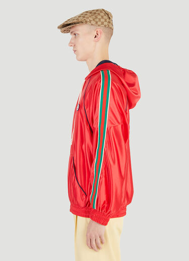 Gucci Web Stripe Hooded Sweatshirt Red guc0145002