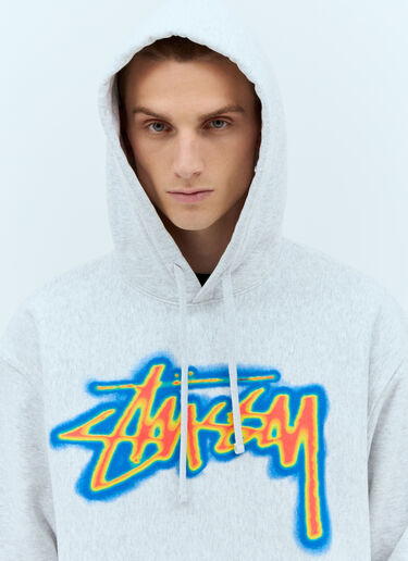 Stüssy Thermal Stock Hooded Sweatshirt Grey sts0157020