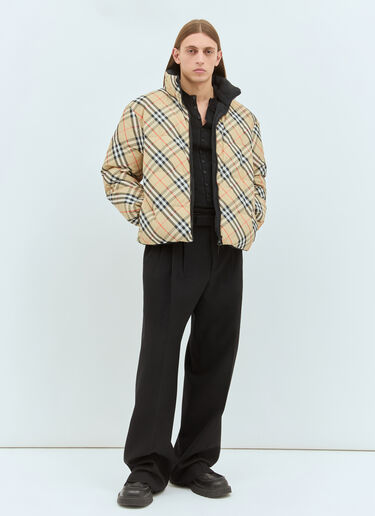 Burberry 双面格纹夹克 米色 bur0157018