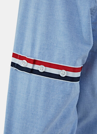 Thom Browne Striped Armband Classic Oxford Shirt Blue thb0125031
