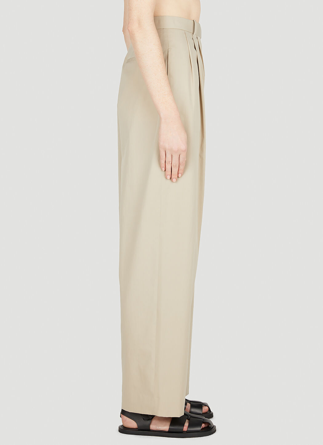 The Row Bufus Pants in Beige | LN-CC