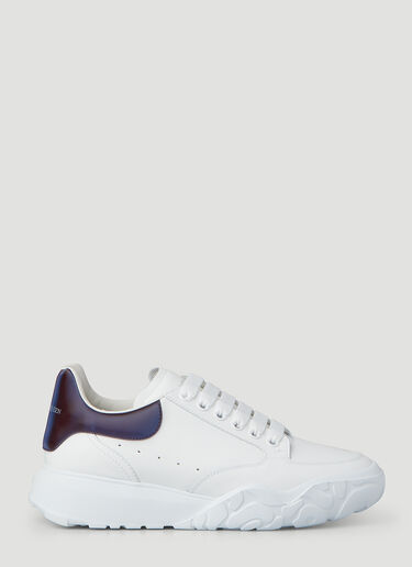 Alexander McQueen [코트] 레더 스니커즈 화이트 amq0146027