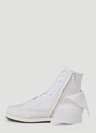 Yohji Yamamoto Layered High Top Sneakers White yoy0250012