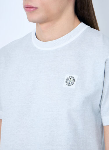 Stone Island Logo Patch T-Shirt Grey sto0160014