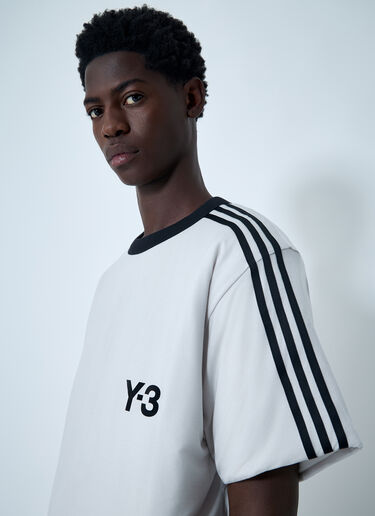 Padded Logo Motif T-Shirt Y-3 Padded Logo Motif T-Shirt White yyy0162008