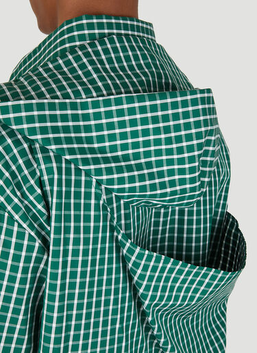 Hood By Air Durag Button Down Shirt Green hba0148008