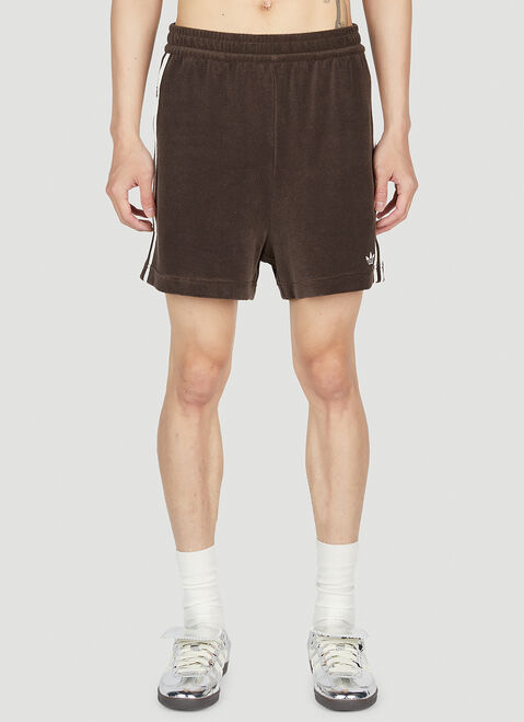 adidas by Wales Bonner Velour Track Shorts Black awb0352002