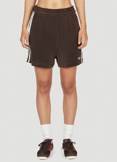 adidas by Wales Bonner Velour Track Shorts Green awb0354010