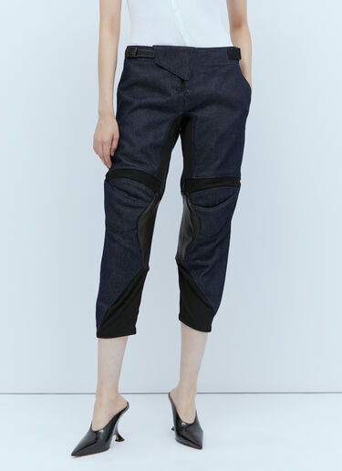 Coperni Denim Racing Pants Blue cpn0253005