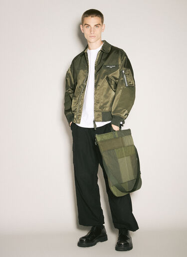 Comme des Garçons Homme Logo Patch Tote Bag Green cdh0158007