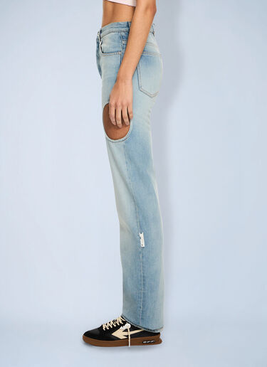 LN-CC® - Off-White: New Meteor Denim Pants - Blue Off-White New Meteor Denim Pants Blue ofw0264073