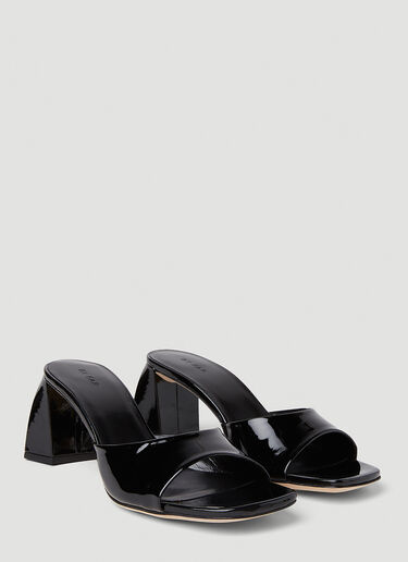 BY FAR Romy Heel Sandals Black byf0251028