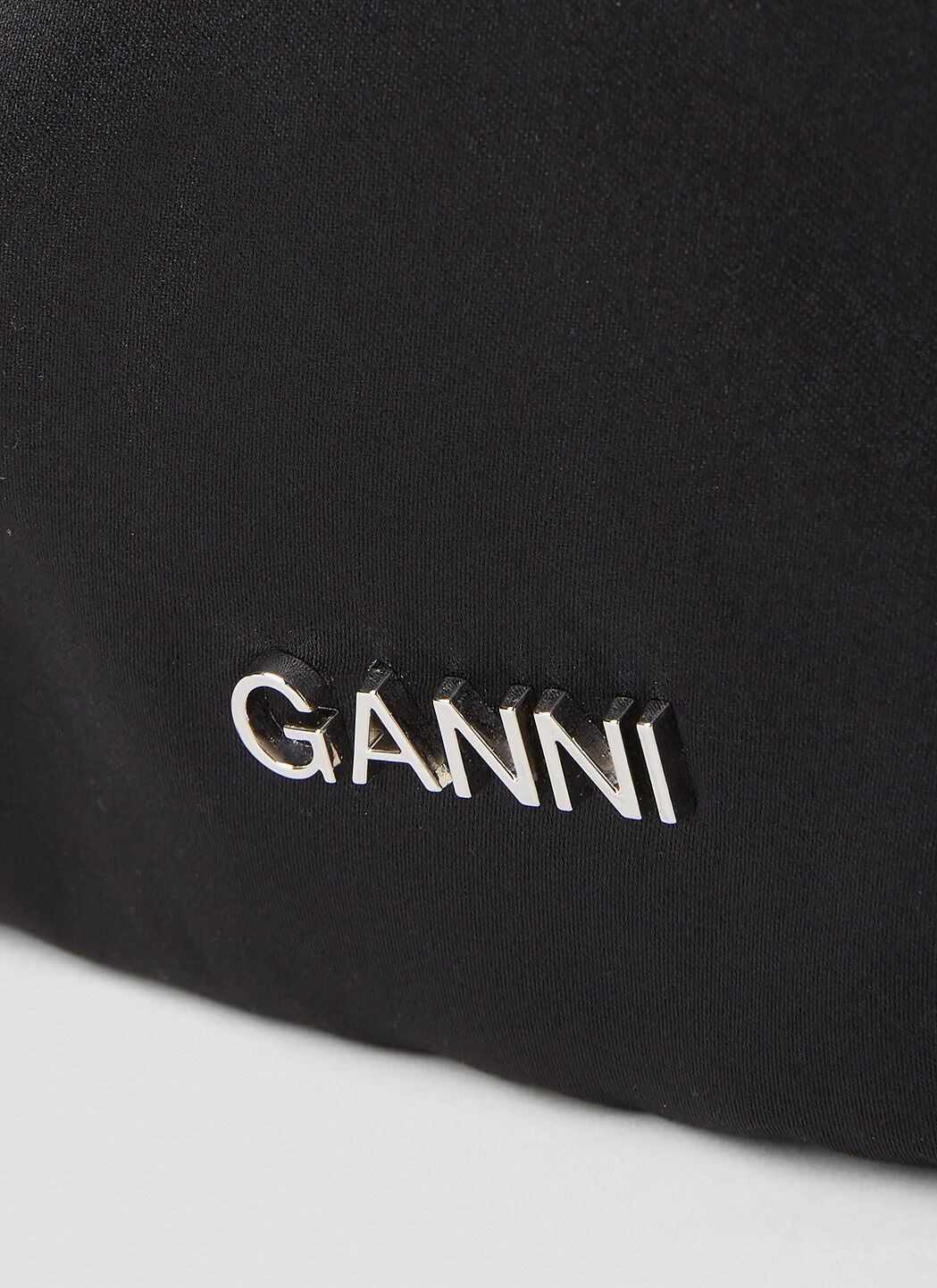 GANNI Small Occasion Hobo Bag in Black | LN-CC