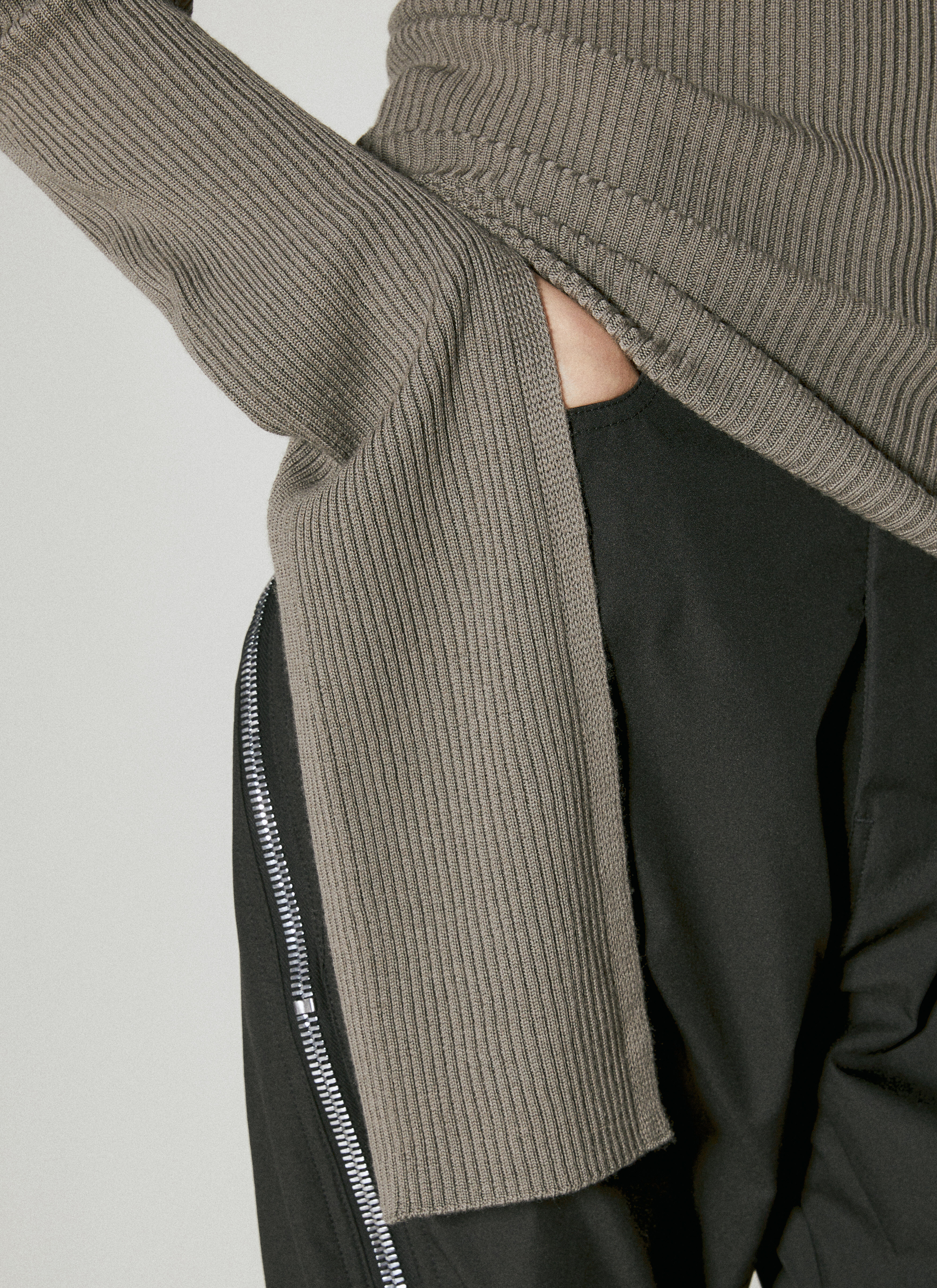 Rick Owens レディース ケープスリーブニットセーター の グレー