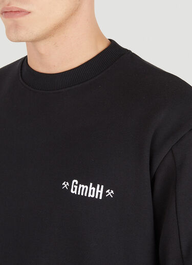 GmbH Screen Print Sweatshirt Black gmb0150012