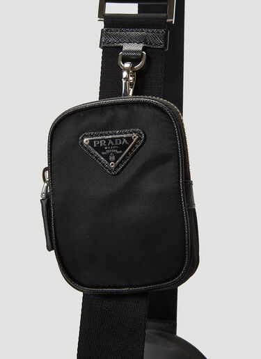 Prada Nylon Satchel Shoulder Bag Black pra0343001