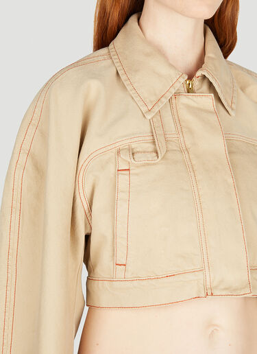 Jacquemus La Veste de Nimes Meio 夹克 米色 jac0251017