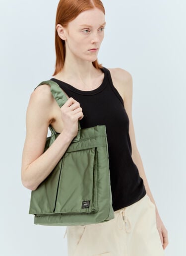 Porter-Yoshida & Co Tanker Tote Bag Green por0356005