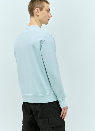 C.P. Company Diagonal Fleece Sweatshirt Blue pco0155019