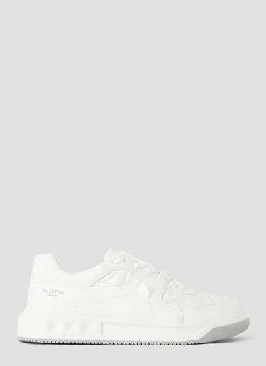 Valentino One-Stud Low-Top Sneakers White val0145064