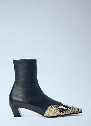 Khaite Nevada Ankle Stretch Boots Black kha0265035