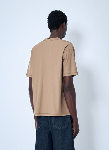 Stüssy Logo Motif T-Shirt Brown sts0160008