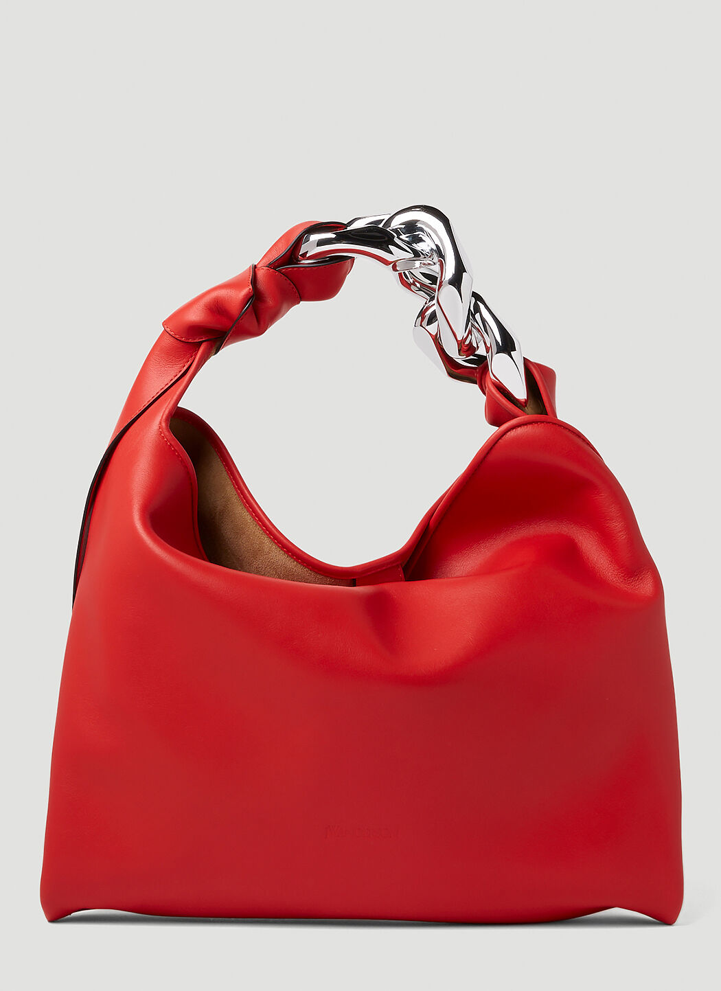 JW Anderson Small Chain Hobo Bag in Red LN CC