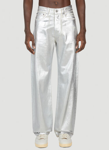 Jacquemus Le De-Nimes Suno Pants Silver jac0151008