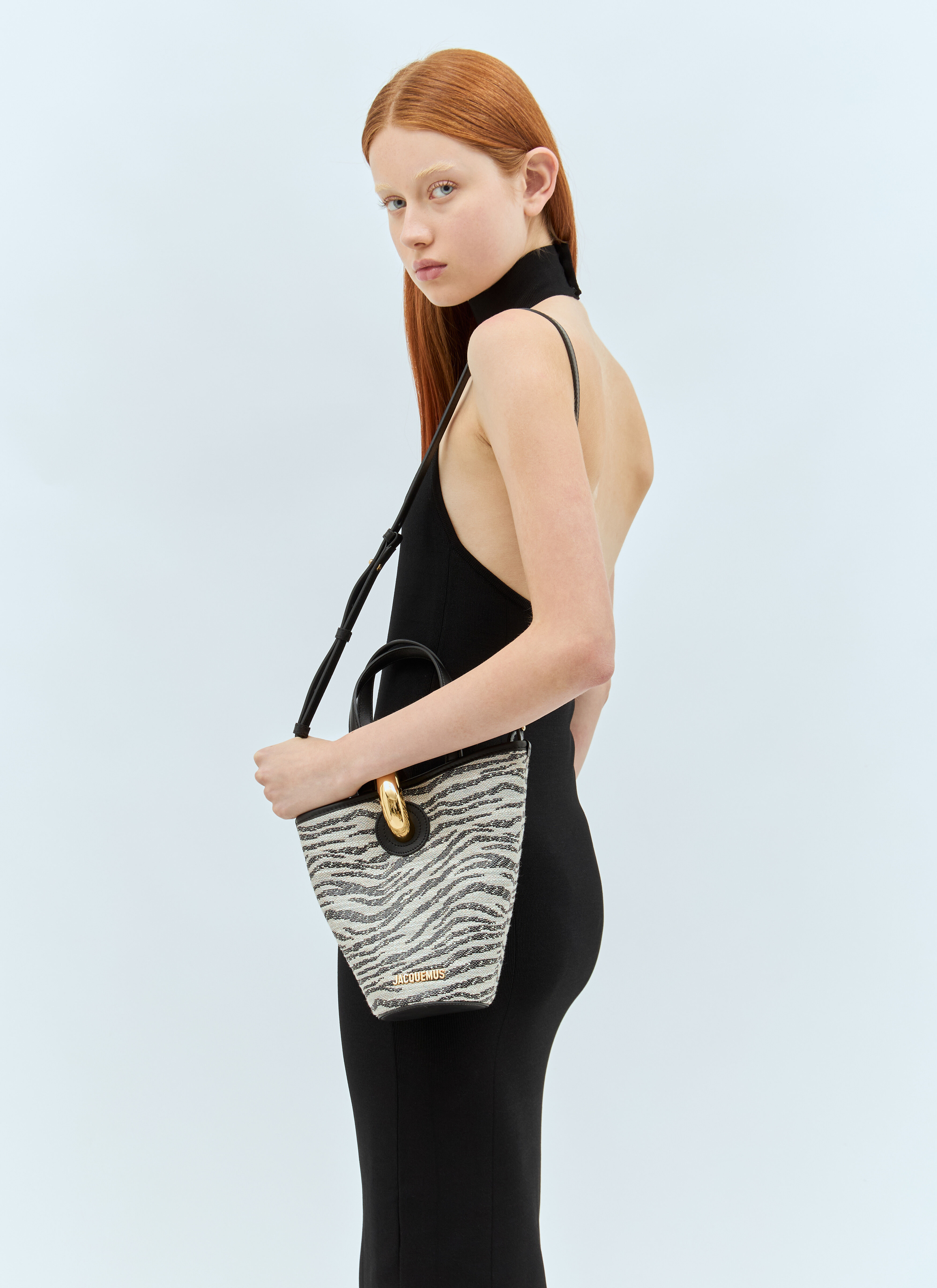 Jacquemus Women's' Le Petit Bambola Bucket Bag in Black | LN-CC®