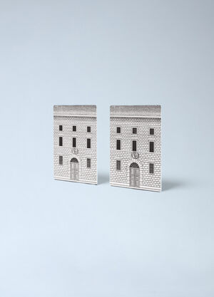 Fornasetti Architettura Bookends White wps0691891