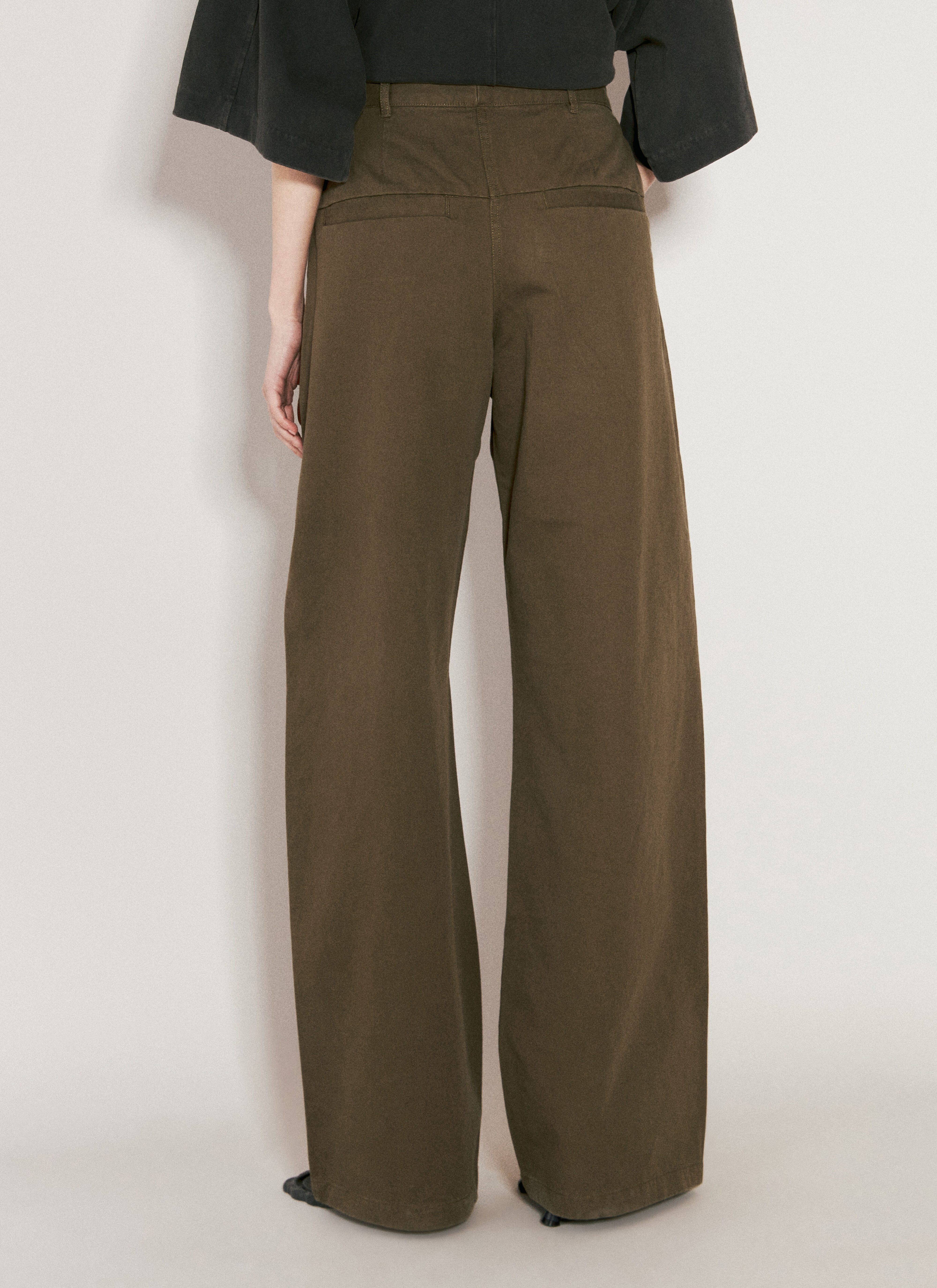 Entire Studios Women's' High-Rise PM Pant in Beige | LN-CC®