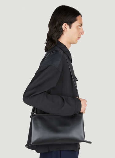 Jil Sander Empire Medium Shoulder Bag Black jil0152010