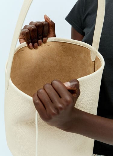 The Row Medium N/S Park Tote Bag Cream row0256056