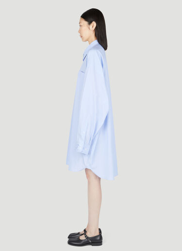 オーバーサイズポプリンシャツ Maison Margiela オーバーサイズポプリンシャツ ブルー mla0253005