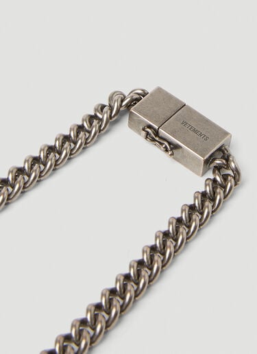 VETEMENTS USB 项链 银色 vet0151018